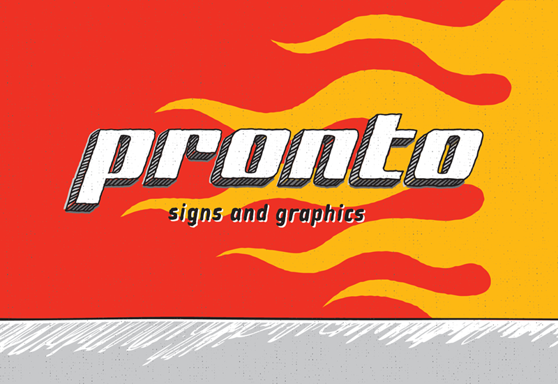 Pronto Signs Illustration