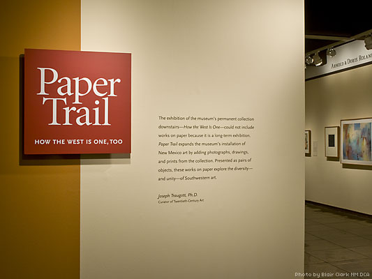 Museum of New Mexico: “Paper Trail” Exhibit Graphics